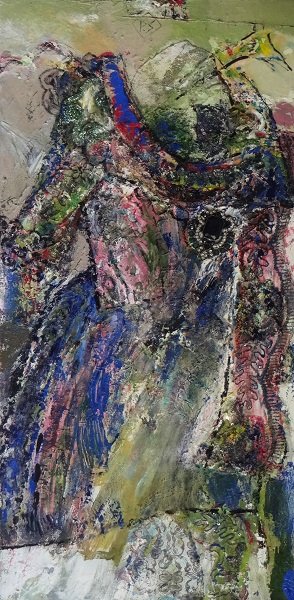 Black Crystal Brooch